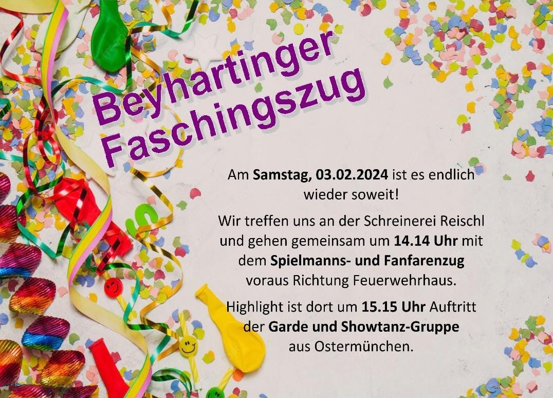 Flyer Kinderfasching